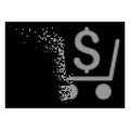 Bright Dissolving Dotted Halftone Checkout Icon