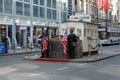 Checkpoint Charlie Berlin with Soldiers