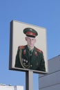 Checkpoint Charlie and the museum Haus am Checkpoint Charlie Royalty Free Stock Photo