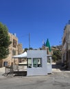 Checkpoint near Cave of Patriarchs, Hebron Royalty Free Stock Photo