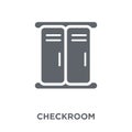 Checkroom icon from Hotel collection.