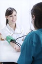 Checkup,arterial pressure Royalty Free Stock Photo