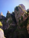 Cheddar caves cliffs