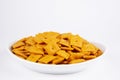 cheddar cheese crackers Royalty Free Stock Photo
