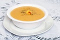 Cheddar Cheese Soup With Garnish