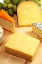 Cheddar cheeseboard Royalty Free Stock Photo