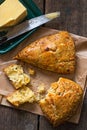 Cheddar chives tomato scones