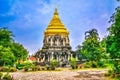 Chedi Chang Lom and Viharn, Wat Chiang Man, Chiang Mai, Thailand