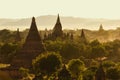 Chedi Field in Bagan Royalty Free Stock Photo
