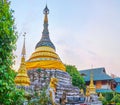The chedi of Wat Muen Larn, Chiang Mai, Thailand