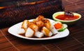 Chee Cheong Fun. rice noodle roll