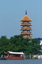 The Chee Chin Khor pagoda in Bangkok Royalty Free Stock Photo