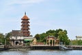 Chee Chin Khor Temple and Pagoda Near Chao Phraya River Royalty Free Stock Photo