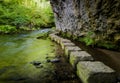 Chee Dale Stepping Stones Royalty Free Stock Photo