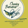 Cheeky Banana handwritten font. Script.