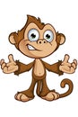 Cheeky Monkey Character Royalty Free Stock Photo