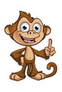 Cheeky Monkey Character Royalty Free Stock Photo