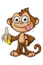 Cheeky Monkey Character Royalty Free Stock Photo