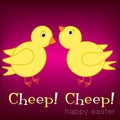 Cheep! Cheep! Happy Easter Chick card