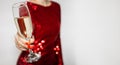 cheer celebration holiday drink party congrats Royalty Free Stock Photo