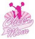 Cheer Mom Design Royalty Free Stock Photo