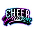 Cheer Passion typography Royalty Free Stock Photo