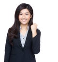 Cheerful asia business woman Royalty Free Stock Photo