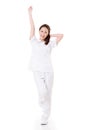 Cheerful Asian nurse Royalty Free Stock Photo