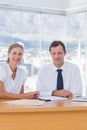 Cheerful business people posing together Royalty Free Stock Photo