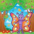 Cheerful butterfly theme image 4