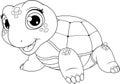 Cheerful child turtle Royalty Free Stock Photo