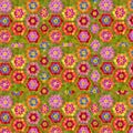 Cheerful children's floral background