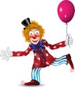 Cheerful clown