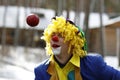 Cheerful Clown Juggler