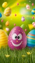 Cheerful Easter eggstravaganza igniting the spirit of celebration and merriment