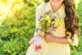 Cheerful kid showing beautiful butterfly