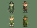 Cheerful Leprechaun - Symbol of St. Patrick\'s Day Fun