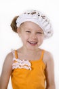 Cheerful little girl smile. Royalty Free Stock Photo