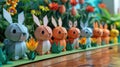 Cheerful Origami Bunnies Spring Into Joyful Easter Parade