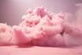 Cheerful Pink cloud. Generate Ai