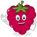 Cheerful Raspberry Cartoon Character