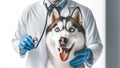 Blue Eyed Husky: A Veterinary Checkup Full of Charm