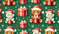 Cheerful Teddies Christmas Gift Wrap