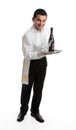 Cheerful Waiter or barman Royalty Free Stock Photo