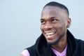 Cheerful young african american man smiling Royalty Free Stock Photo