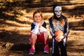 Cheerfully Halloween day Royalty Free Stock Photo