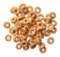 Cheerios cereal isolated on white Royalty Free Stock Photo