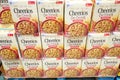 Cheerios Oat Crunch Cinnamon cereal at store Royalty Free Stock Photo