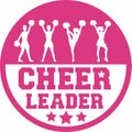 Cheerleader button