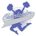 Cheerleader Design Royalty Free Stock Photo